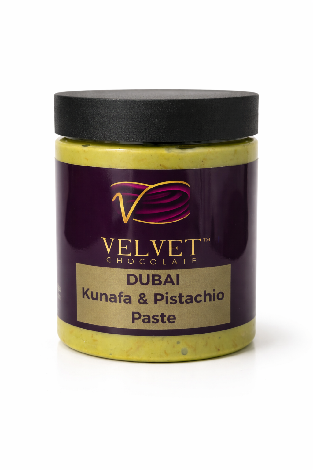 VELVET Dubai Kunafa & Pistachio Paste 10oz | Authentic Middle Eastern Dessert Filling | Natural Sweet Spread for Pastries, Dubai chocolate filling