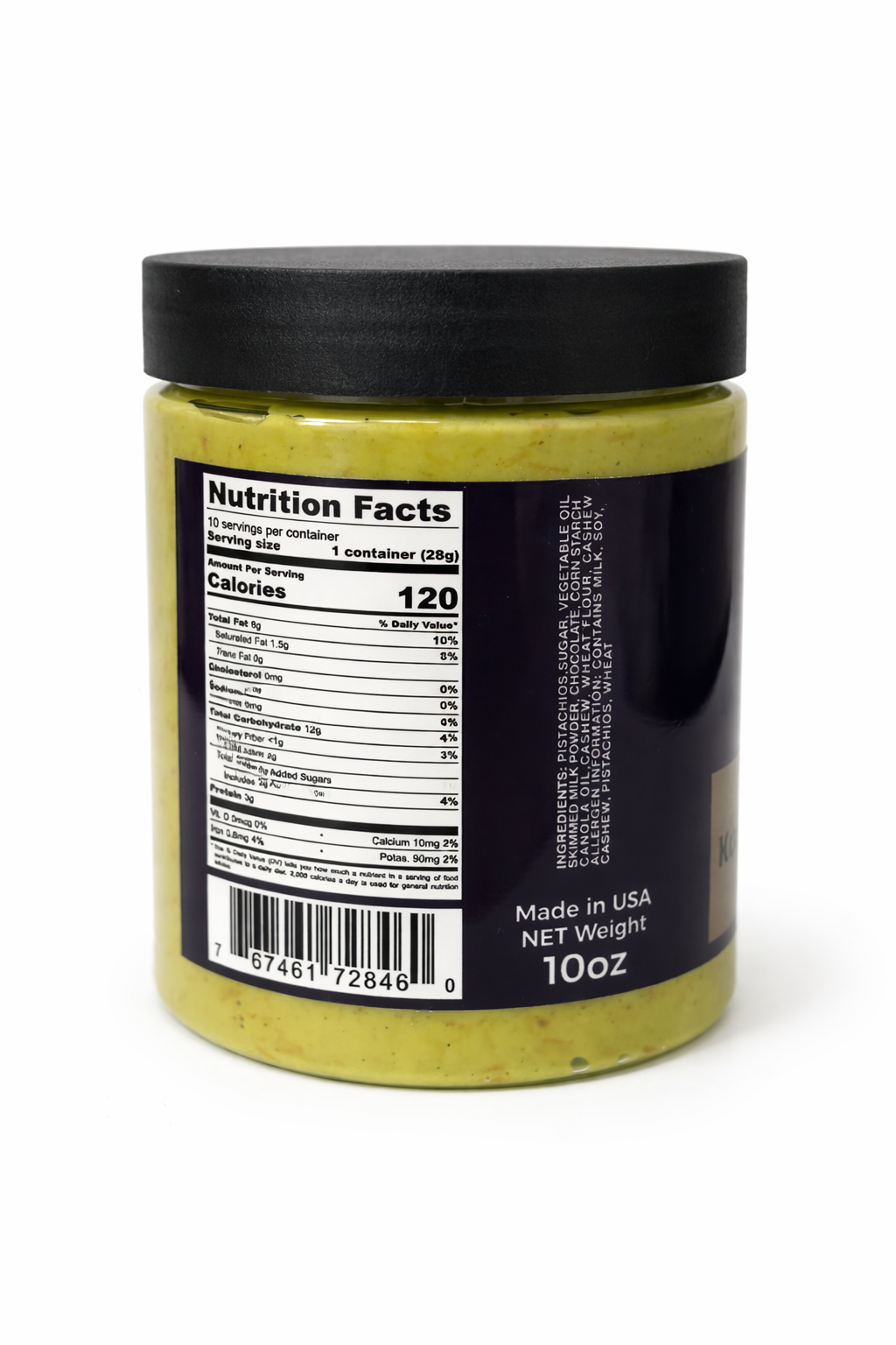 VELVET Dubai Kunafa & Pistachio Paste 10oz | Authentic Middle Eastern Dessert Filling | Natural Sweet Spread for Pastries, Dubai chocolate filling